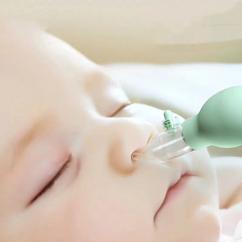 New Born Silicone Baby Safety Nose Cleaner Vacuum Suction Children Nasal Aspirator Baby Care Diagnostic-tool Vacuum Sucker