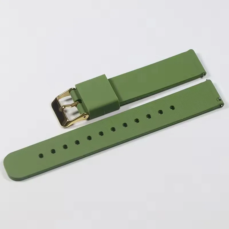 Cinturino SIMYYO In Gomma Morbida A Sgancio Rapido Per Orologio – 16/18/20/22 Mm, Vari Colori - 3