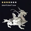 Microworld 3D Metal Animal Puzzle Xuanwu Holy Beast Model DIY Kit Laser Cutting Jigsaw Christmas Gifts For Childs Teen Adult 5