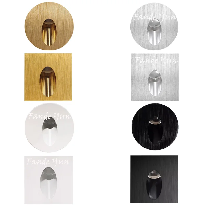 1W 3W LED Wall Sconce Lamps Embedded with Mounting Round Square Nightlight Stair Step Corridor Balcony Luminaire AC85-265V/DC12V