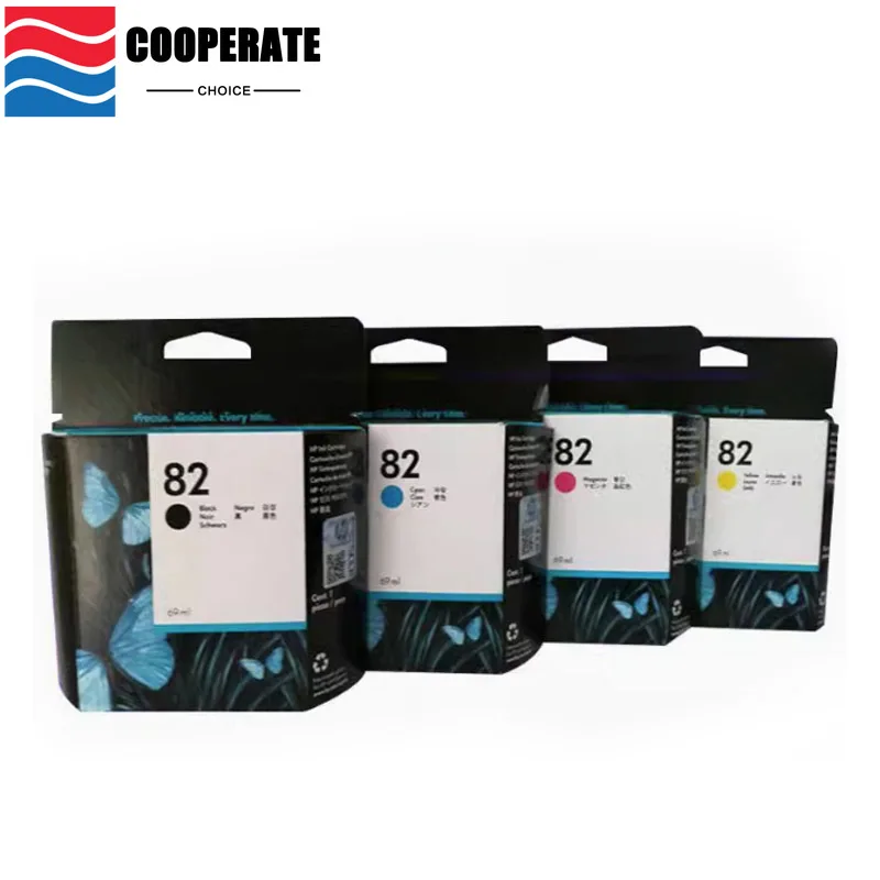 

New Original 82 10 C4844A CH565A C4911A C4912A C4913A expired ink cartridge for HP Designjet 500 800 815 820 510 111 Printer