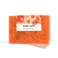 M + 100G gommage de nettoyage en profondeur des mains exfoliant acide kojique curcuma citron Orange vitamine C savon hydratant 2