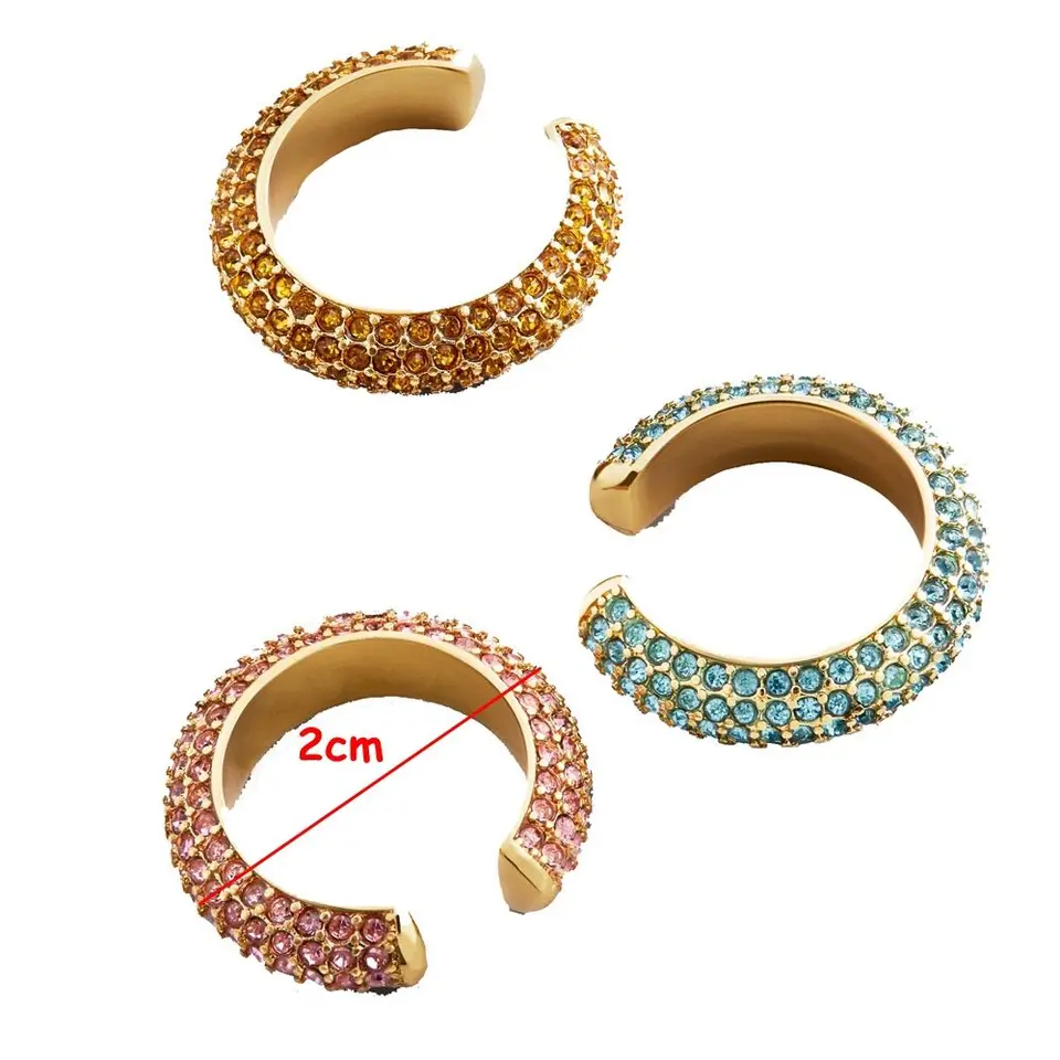 Ear Cuff Boho Oro - Orecchini A Polsino Per Cartilagine, Finti Helix Non Piercing, Gioielli Minimalisti Vintage, Regalo Per Donne - 3