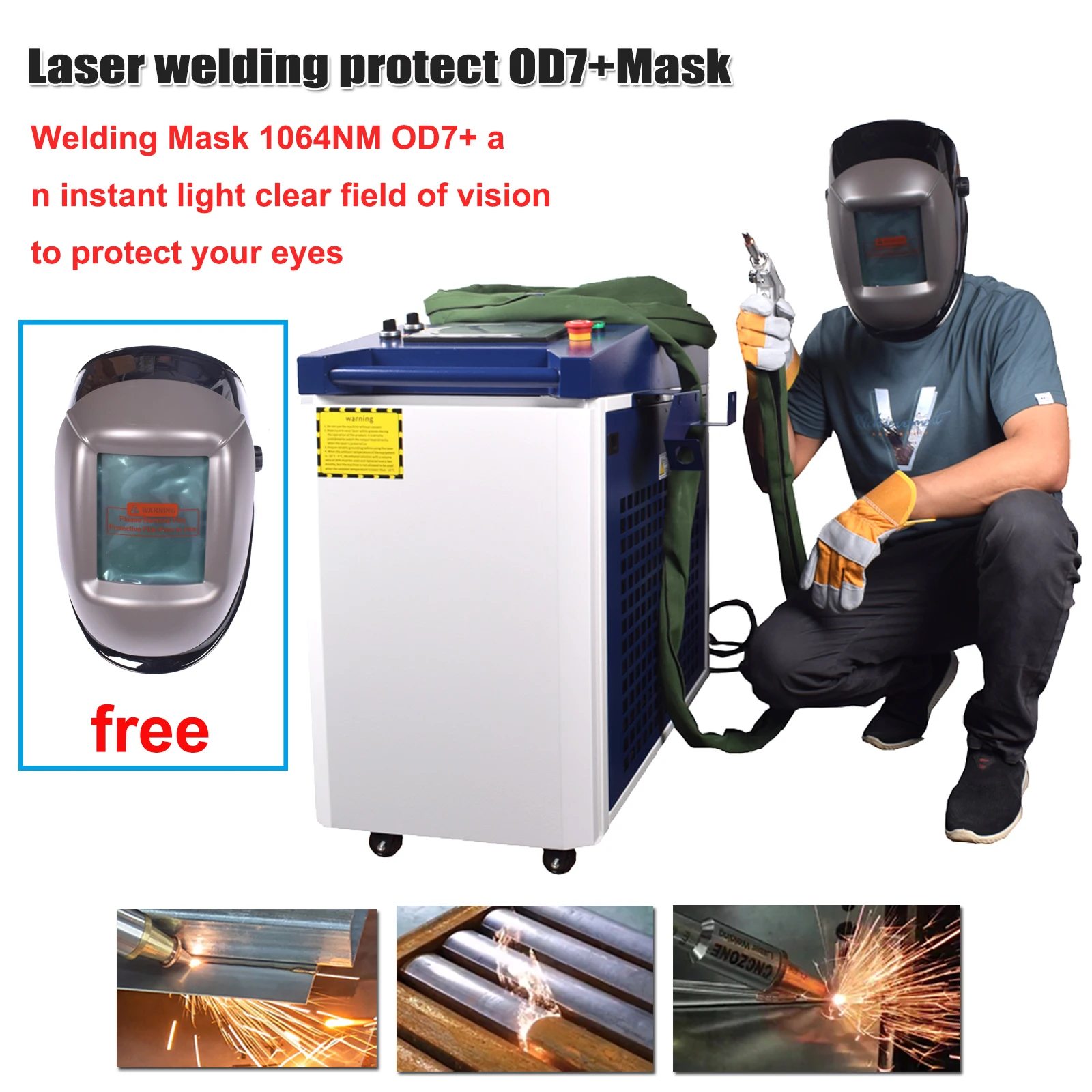 3000W Raycus Fiber Laser Welding Handheld 4 in 1 Welding Cleaning Cutting Soldering Machine CNC Welder for All Metal EU Ship 5