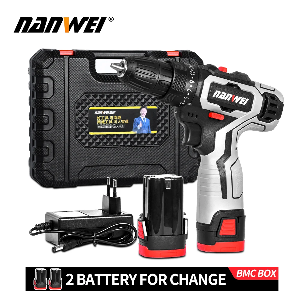 Mini drill 12v 18v Screwdriver Lithium-Ion Battery hot sale made in China factory price |