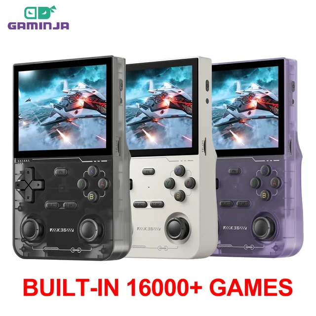GAMINJA K36 Handheld Game Console – 3.5" IPS, 64GB 1