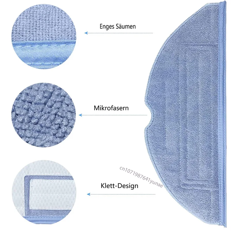 Ultra Soft Microfiber Mop Cloth Pads - Washable & Reusable
