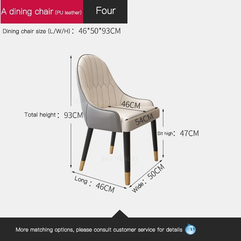 4 chairs
