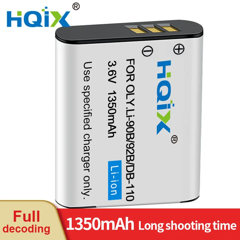 Charger Battery for Ricoh GRⅢ G900 WG-6 GR3 GRⅢ X GR3X Camera HQIX