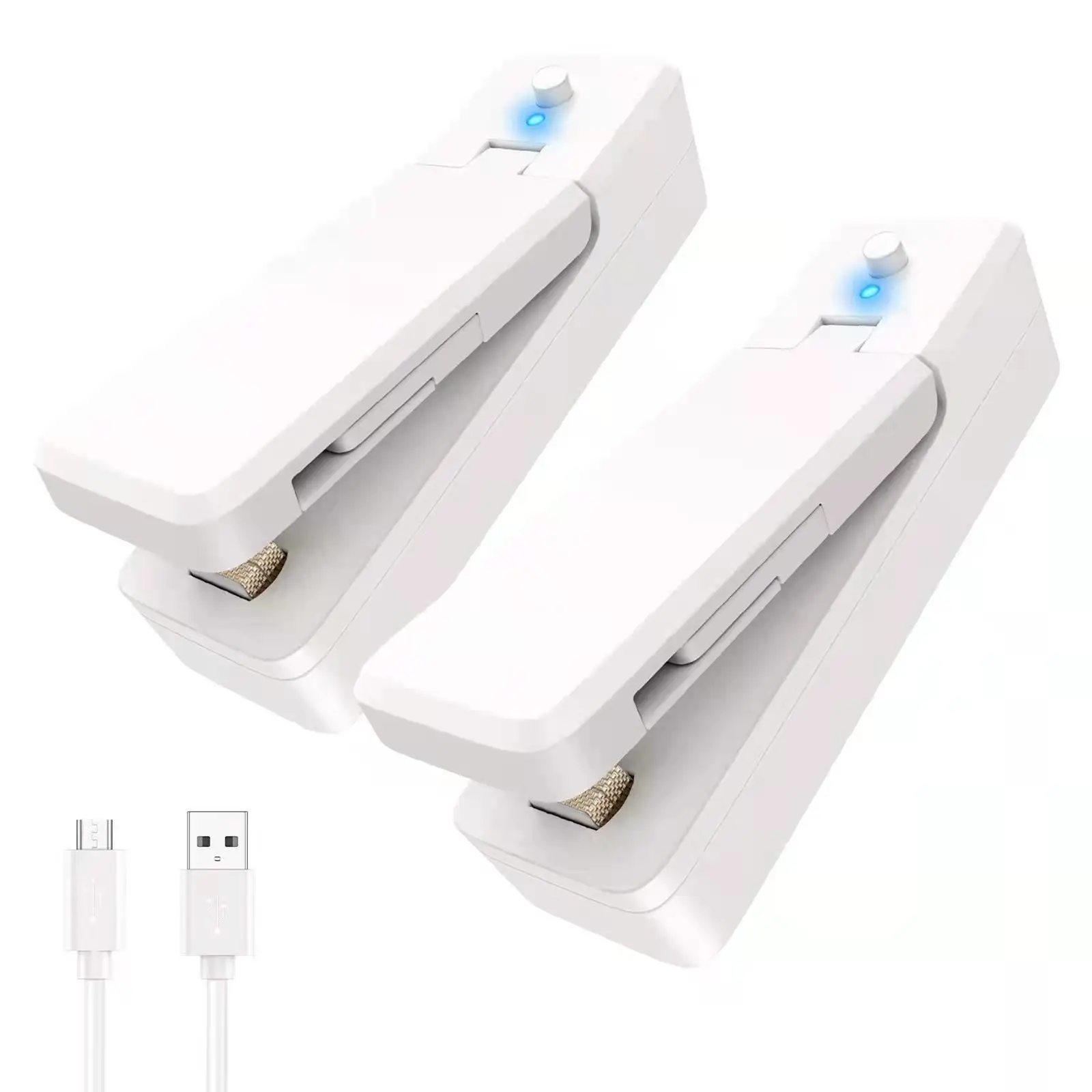 

USB Mini Heat Bag Packaging Sealer Portable Plastic Bag Clip Sealing Machine Food Storage Seal Snack Sealing Kitchen Gadgets