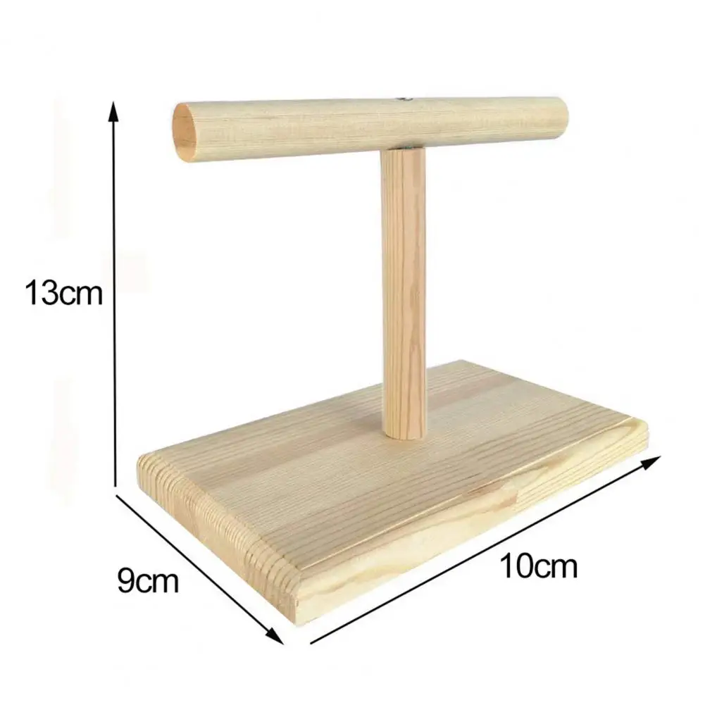 Parrot Rack Stand Wooden Tabletop Perch Durable Safe Eco-friendly Parrot bird perch