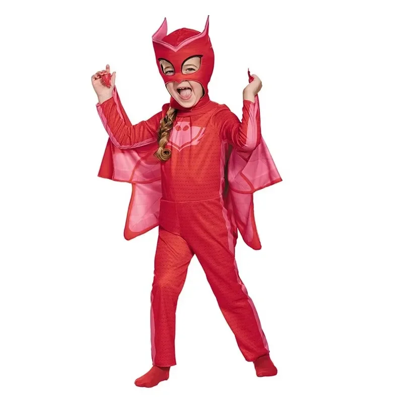 cosplay Pigiama blu Ragazzi Ragazze Costume da eroe anime con maschera Cosplay Vestire vestito Bambino Costume di Halloween Festa di compleanno Regalo per bambini - immagine 2