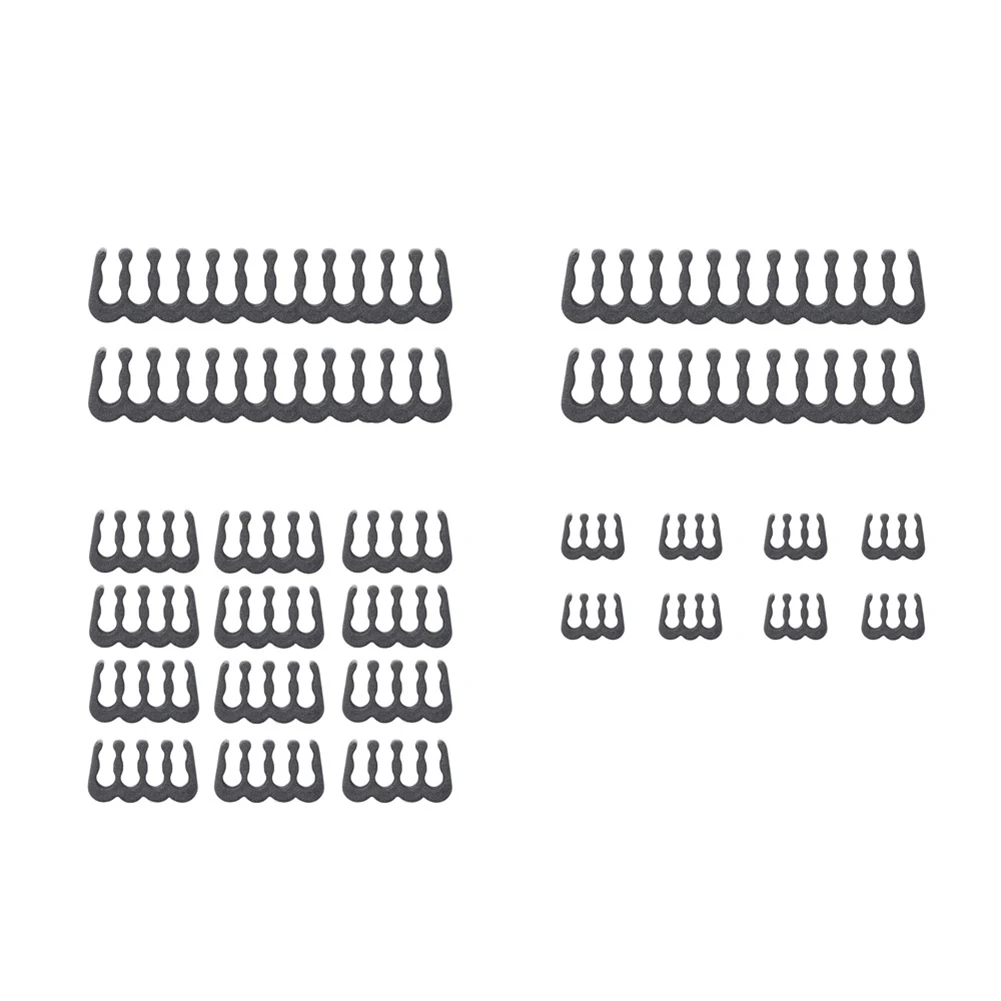 24pcs Professional Cable Comb Organizer PC Power Cables Wiring Computer Cord Management Clamp Mainboard Wiring Clip