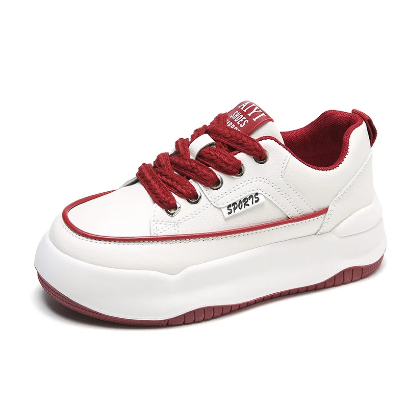 2022 New Shoes Women's Shoes On Offer With Free Shipping Pu  Platform Round Toe Pu Adult Casual Flats Platform Shoes