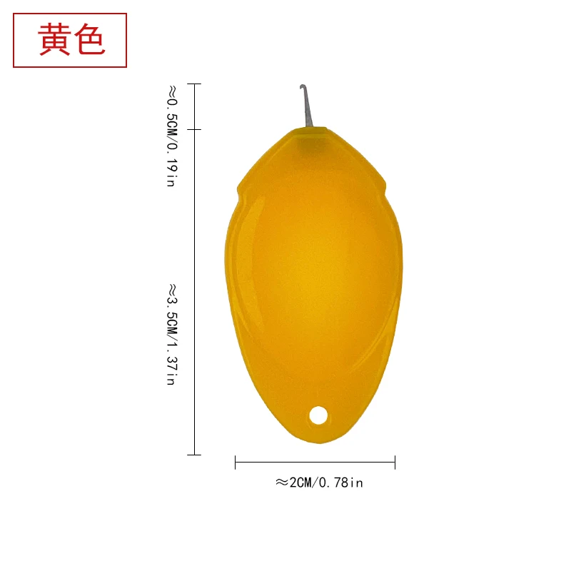 YOKOYAMA 10PCS Yellow Plastic Sliver Bow Wire Needle Threader Guide Elderly Easy To Use Needle Device Threader Sewing Tools