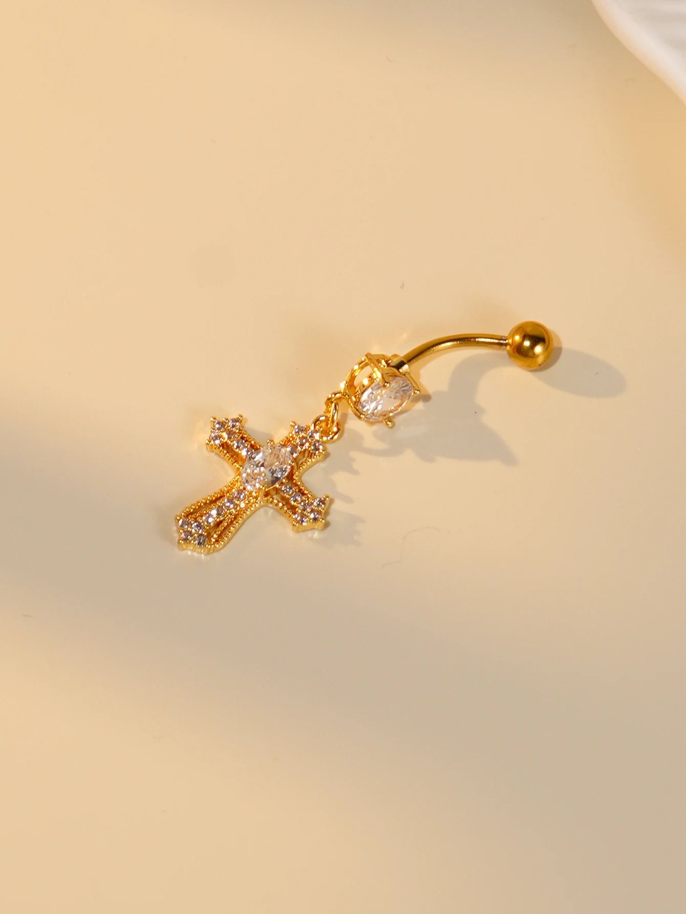 Hip Stainless Steel Belly Button Ring