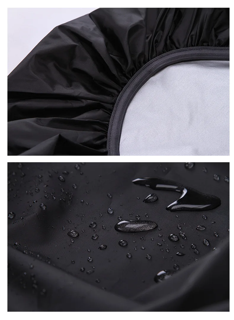 Miecoae Housse Sac A Dos Impermeable 70/20/40L, Housse De Pluie Sac à Dos, Réfléchissant Couvre Sac A Dos Etanche, Housse Sac Cartable Protection, Waterproof Bag Cover(Q1,S String Double Buckle