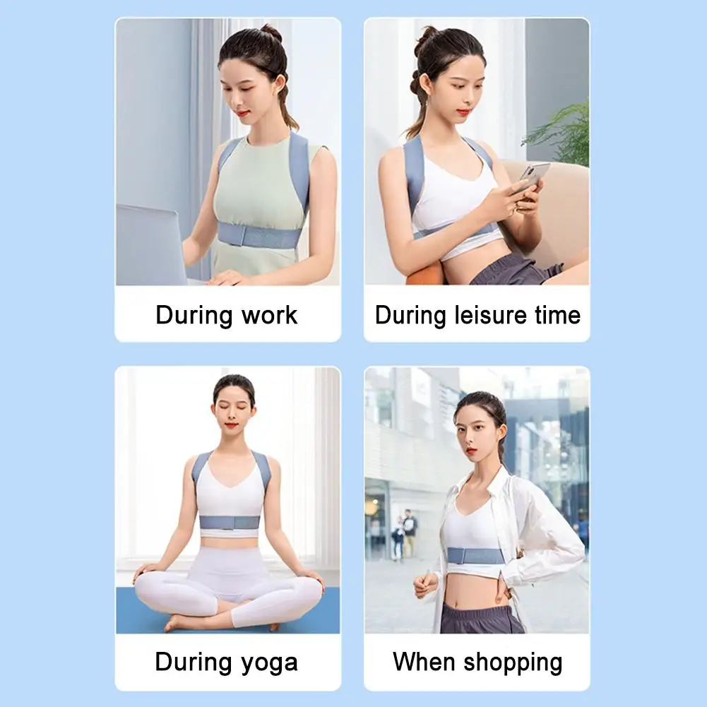 Adjustable Back Shoulder Posture Corrector Upper Back Brace Shoulder Lumbar Support Belt Hunchback Orthotic Posture Corrector