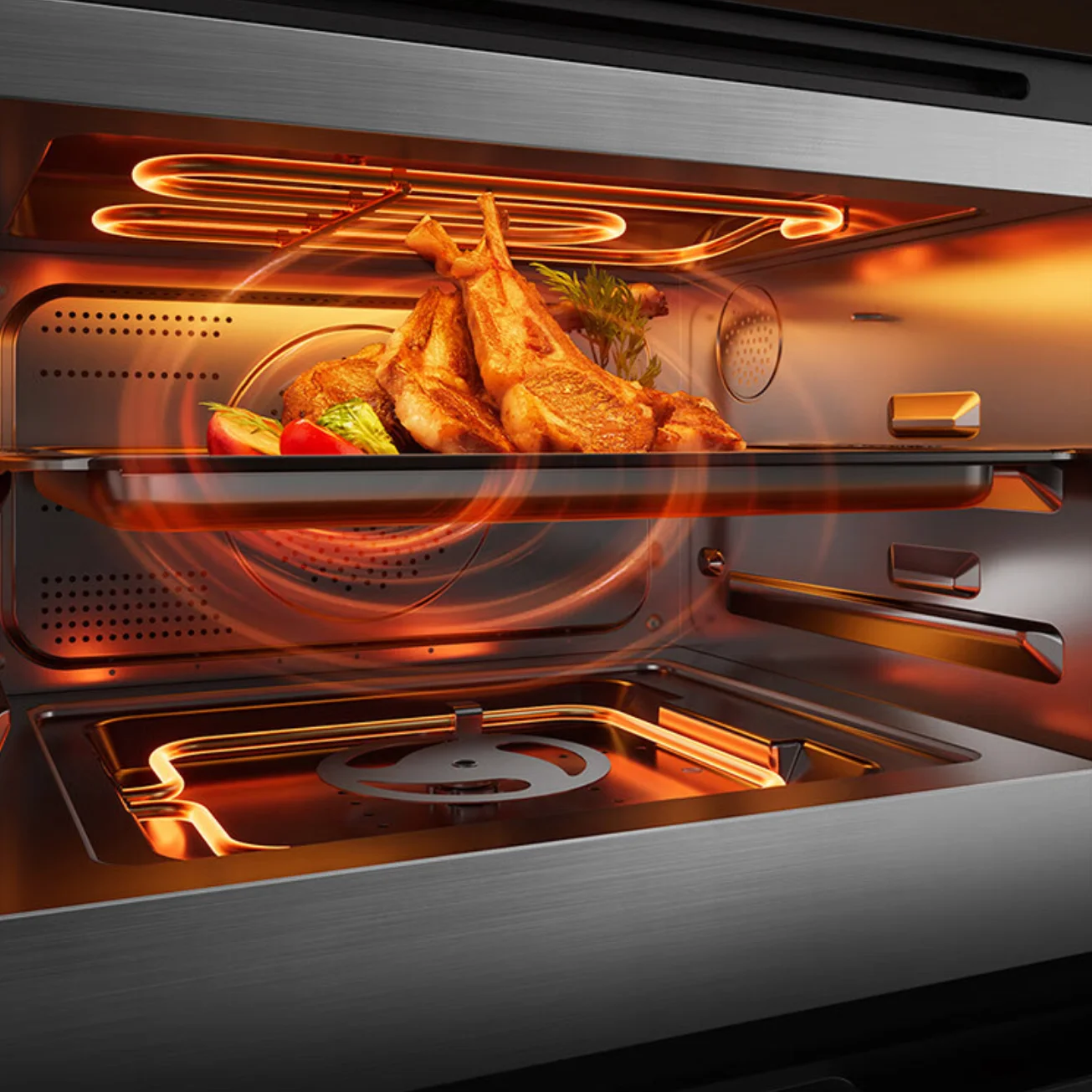 XIAOMI MIJIA Intelligent Micro Steamer Roaster 27L Home Inverter Microwave Steam Oven Air Fryer APP Remote Control MKX03M 6
