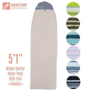 Ananas Surf 5 piedi,1 pollici. Calzino corto per tavola da surf Borsa con copertura morbida Kitesurf Wakesurf Ala Foilboard Skimboard Protettivo 5'1" 160 cm
