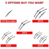 1/2/3/4/6PCS Car Wiper For Mazda CX 5 CX-5 MK1 KE 2011-2017 Front Rear Wiper Blades Brushes Auto Accessories 2013 2014 2015 2016 3