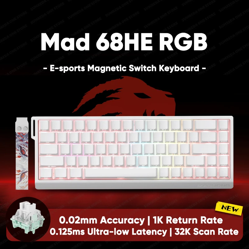 キーボード MadLions MAD60HE Amazon.com: ZMX MADLIONS MAD 60 HE Rapid Trigger RGB Gaming