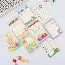 

Cute Memo Pads Sticky Notes For Time Planner Journal Stickers Girl Office School Stationery