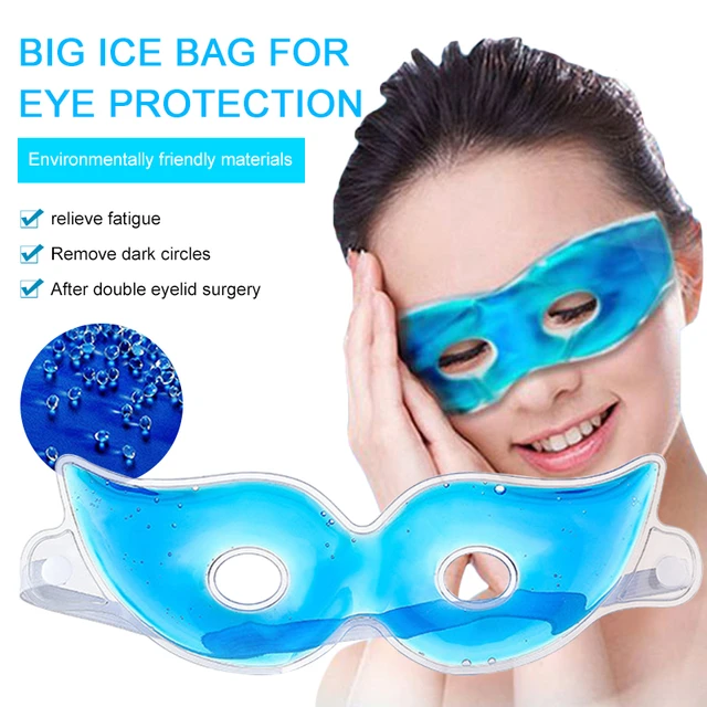 Gel Masque pour les yeux Perles réutilisables pour la thérapie par le froid  chaud Apaisant Masque oculaire relaxant