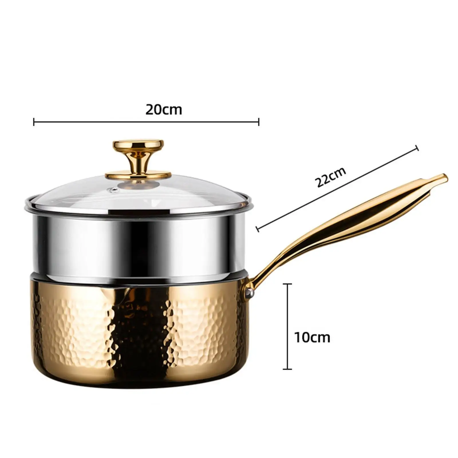 Saucepan with Lid Pasta Cookware Ergonomic Handle Deep Frying Pot Milk Soup Pan Saucepan with Lid Pasta Cookware Ergonomic Handle Deep Frying Pot Milk Soup Pan