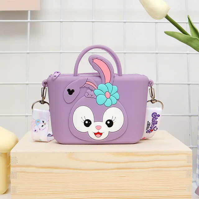 Disney Stellalou Backpack Kawaii Stellalou Bag Anime Children's Toys Kawaii Room Decor Cartoon Purse Bag for Girl Birthday Gifts 5