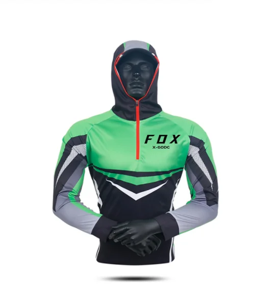 X-GODC FOX Fishing Shirt Long Sleeve Quick-Drying UV Breathable  Professional Fishing Clothes Outdoor Sports Fishing Clothes - AliExpress