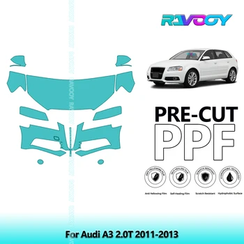Precut PPF Clear Bra Front Kit for Audi A3 2.0T (2011-2013) | Self-Healing Paint Protection Film