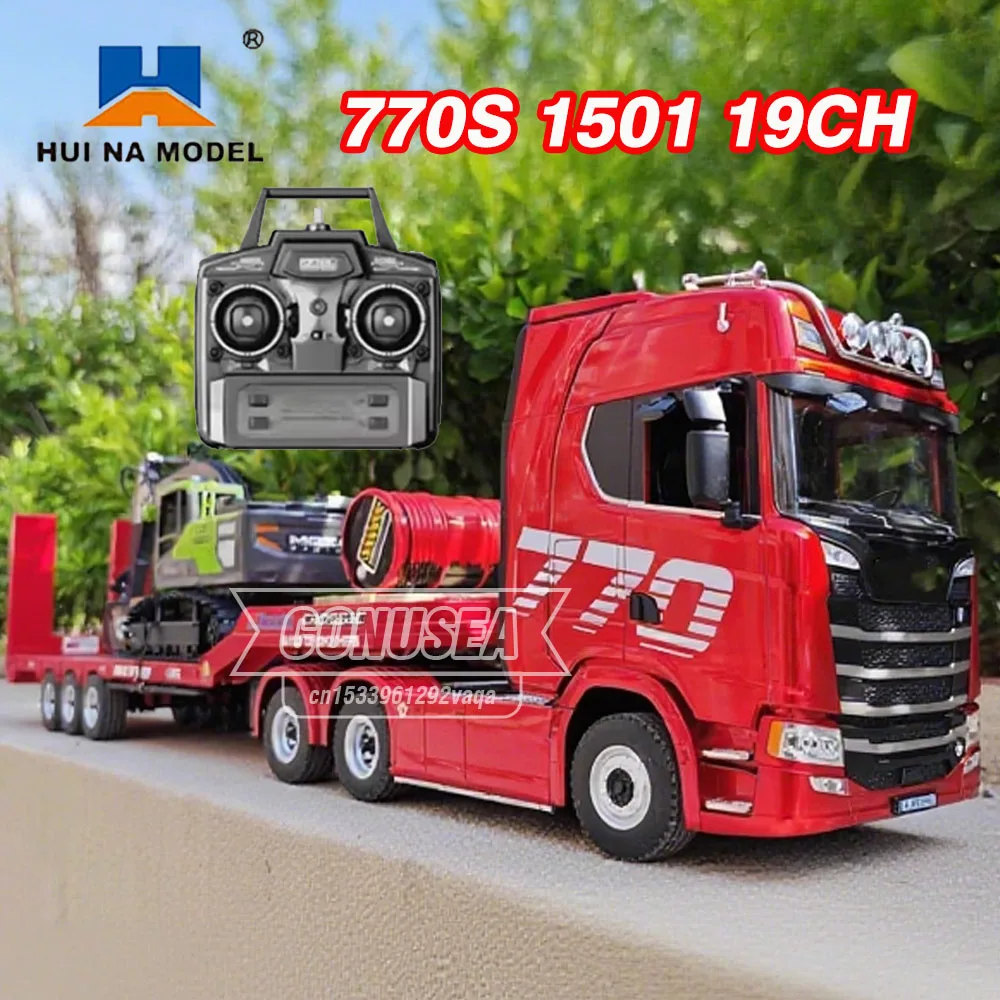 HUINA 1501 770S 1/18 Rc Truck Trailer Tractor Remote Control Car