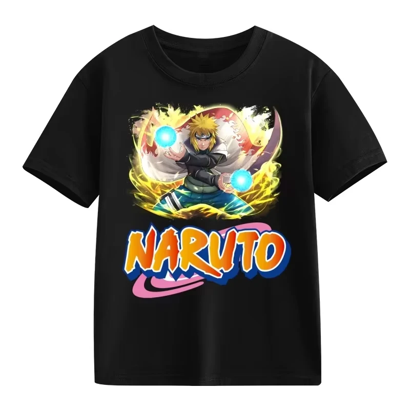 Naruto Minato Namikaze Graphic T-Shirt – Anime Casual Cotton Tee