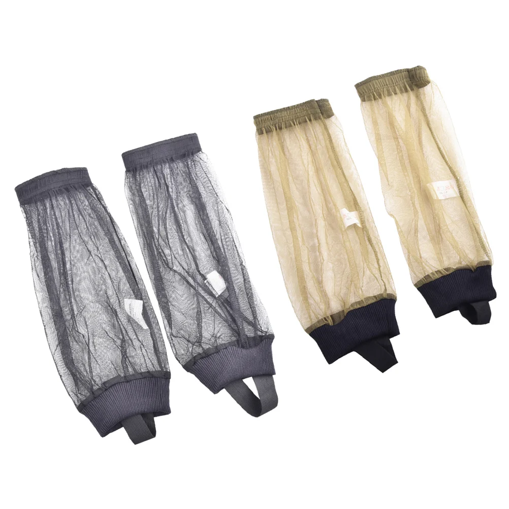 

2 Pairs Mesh Anti-mosquito Foot Cover Camping Gear Socks Glamping Gauze Breathable