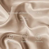 1pc Boost Beauty Sleep Taies d'oreiller en satin soyeux : rafraîchissant, cheveux et respectueux de la peau, facile à entretenir 5