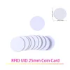 13.56MHz IC UID RFID Smart Chip Read Write Rewritable Clone Copier Tag NFC Duplicator Token 1K S50 Changeable Key Card 25MM 1