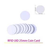 13.56MHz IC UID RFID Smart Chip Read Write Rewritable Clone Copier Tag NFC Duplicator Token 1K S50 Changeable Key Card 25MM 1