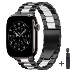 Brazalete de Metal Elegante para Apple Watch - Accesorio de Correa y Cinturón de Moda
