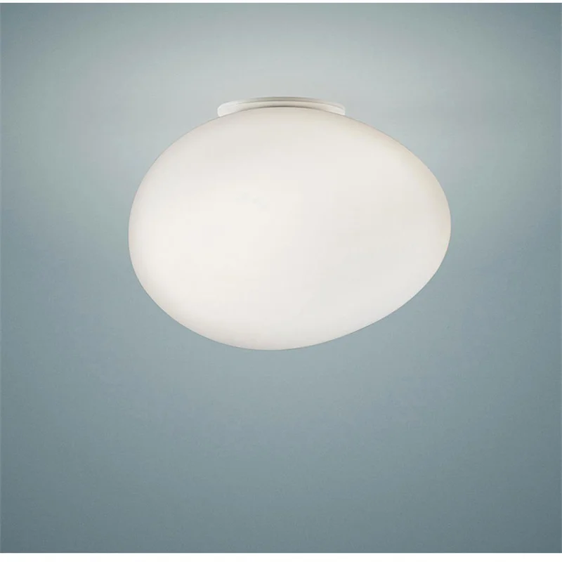 Modern Glass Ball Ceiling Light foscarini gregg Globe White Ceiling