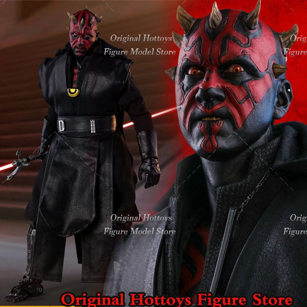Hot Toys Dx18 1/6 Men Soldier Darth Maul Star Wars Classic Black Knight Set Completo 12 "Action Figure Dolls Modello Da Collezione