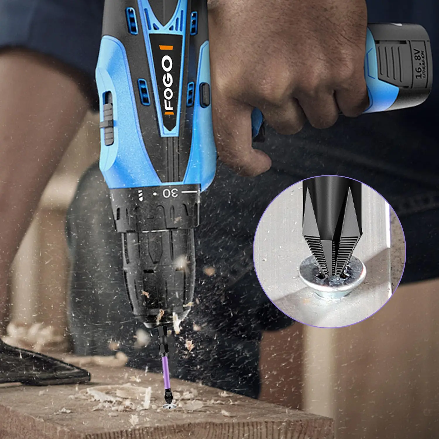 Magnetic Impact Phillips Bit Anti-Slip Long Screwdriver Bit Set Hex Shank Cross Impact Driver Bit for Power Drilling 3
