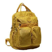 Fashion Woman Backpack Waterproof Nylon Soft Handle Solid Multi-pocket Travel Zipper Feminina School Bags Laptop Backpack - Image 6