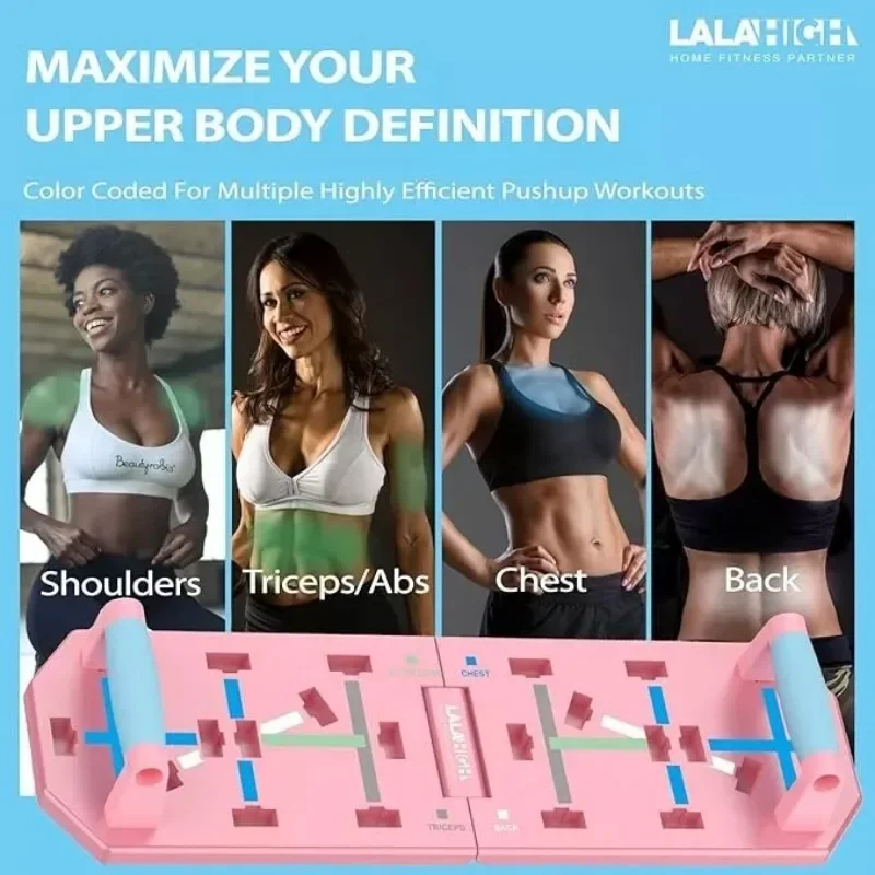 Portable Push Up Board Functional Sports Training Equipment Suitable for Men and Women Bodybuilding Home Fitness Equipment Gym