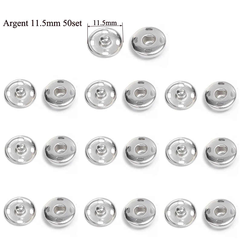 Argent 11.5mm 50set