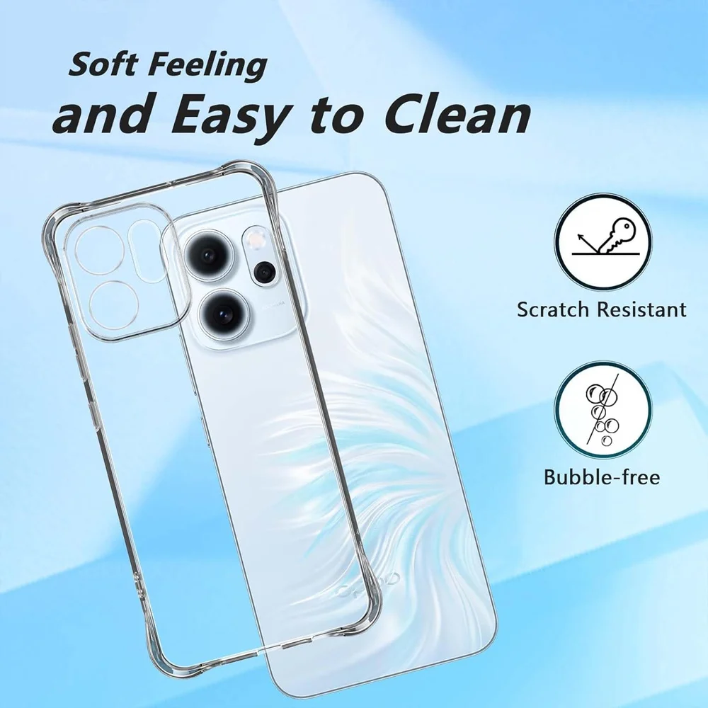 Shockproof Transparent Silicone Armor Phone Case