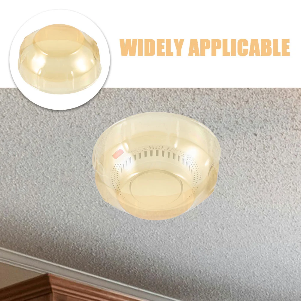 8 Pcs Fire Extinguisher Smoke Cover Reusable Smog Alarm Mistake Prevention Yellow Decorative Baby