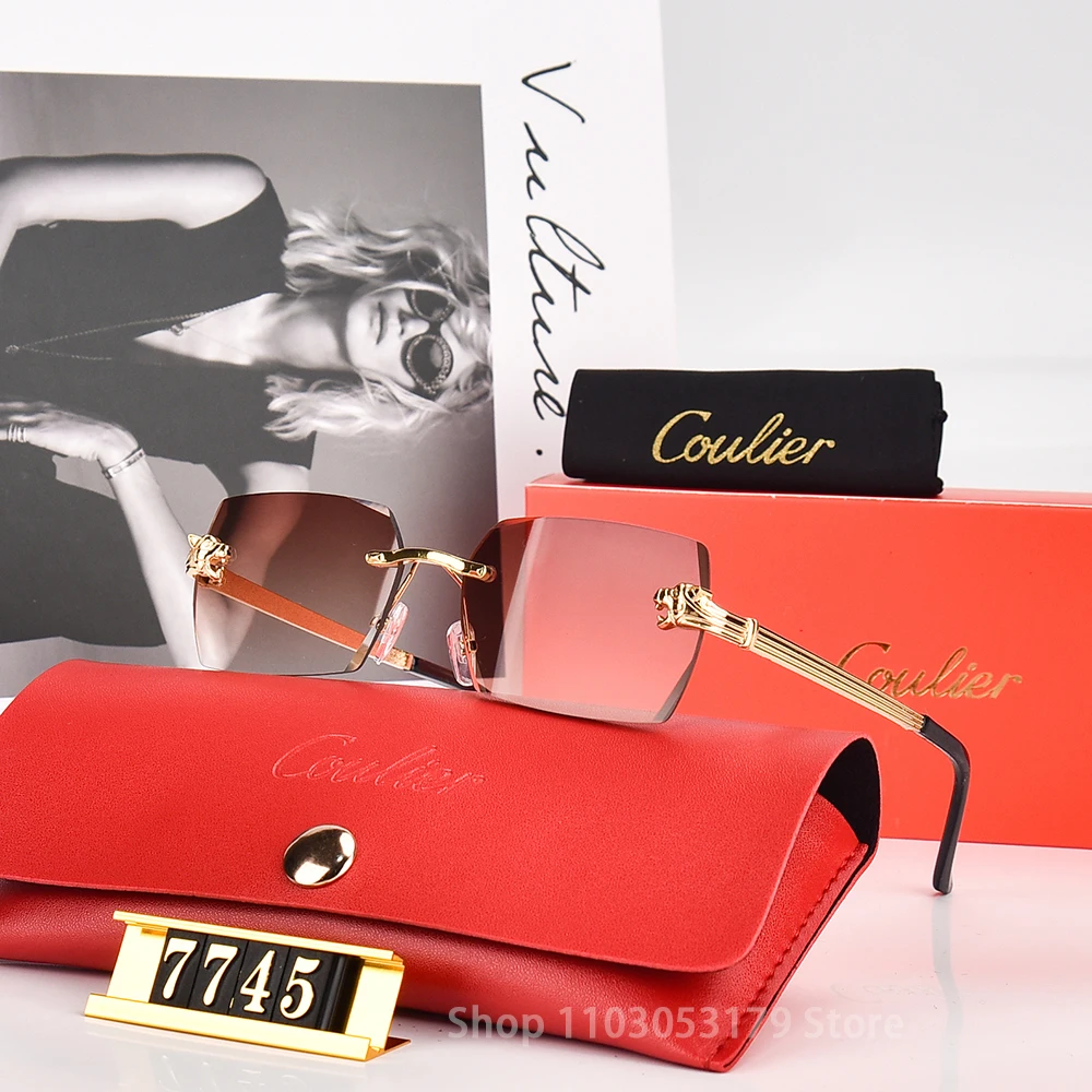 نظارات شمسية مستطيلة متدرجة للرجال والنساء، ظلال م...