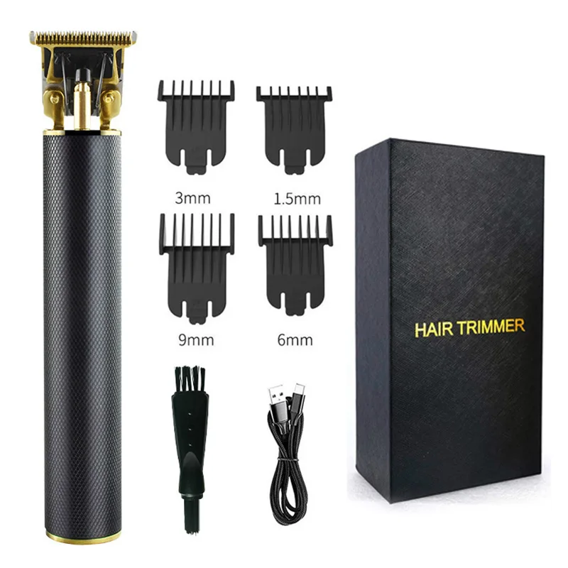 

Hair Cutting Machine Vintage Hair Trimmer for Men Barber Clippers Professional USB Rechargeable Electric Beard Shaver