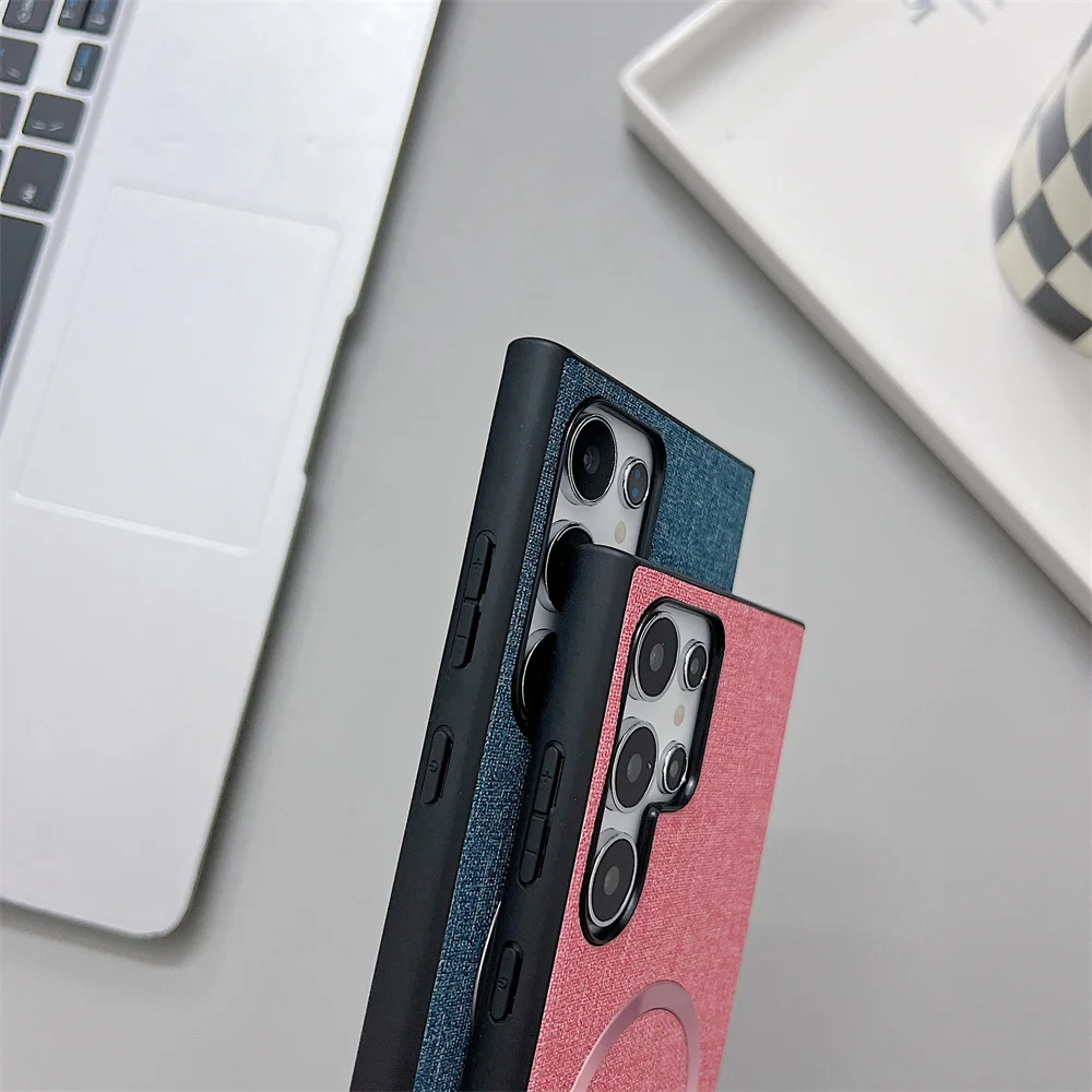 Luxury Magnetic Wireless Charging Phone Case Cover